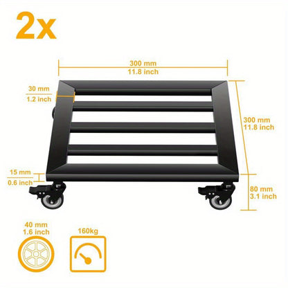 Plantenwagen – Plantentransportwagen – Plantentrolley – Transportwagen – Plantenroller – Metalen Frame – Draagcapaciteit 150 kg