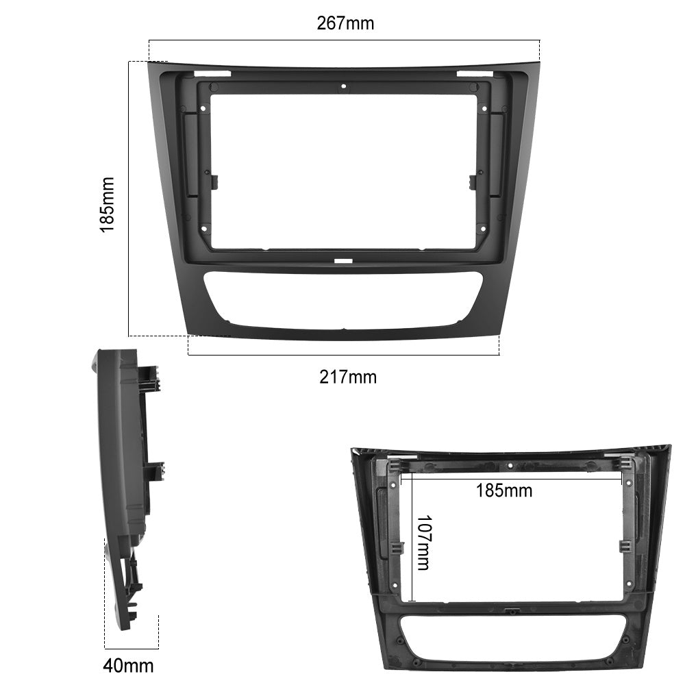 Multifunctionele Auto Multimedia Speler – Autoradio – Auto Stereo – Navigatiesysteem – Touchscreen Radio – 9 Inch 2.5D Tempered Glas – Draadloze CarPlay & Android Auto