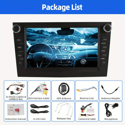 Autoradio Opel – 2-DIN Android 14 Systeem – Car Stereo – Touchscreen Radio – Multimedia Speler – 7 Inch IPS Scherm – Draadloze CarPlay & Achteruitrijcamera