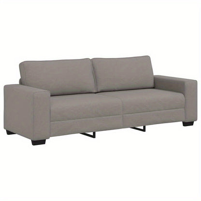3-Zits Bank – Sofa – Zetel – Loveseat – Couch – Taupe – 180 cm – Zachte Stof – Comfortabel Design