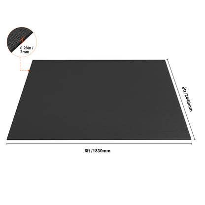 Yogamat – Fitnessmat – Sportmat – Pilatesmat – Trainingsmat – Extra Groot 240x180 cm – Anti-Slip PVC 7 mm Dikte