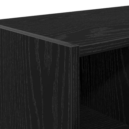 Shoe Racks 2pcs Stackable 89.5X30X40 Cm Black Oak Color Durable And Easy to Assemble, Keep Your Shoes Organized And Within Reach with Our Shoe Racks.