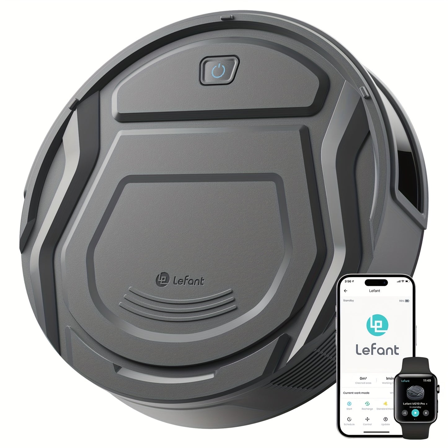 Robotstofzuiger – Dweilrobot – Stofzuigrobot – Automatische Stofzuiger – Draadloze Zuigrobot – 4000 Pa Zuigkracht – Slimme Navigatie Met Wifi & Alexa