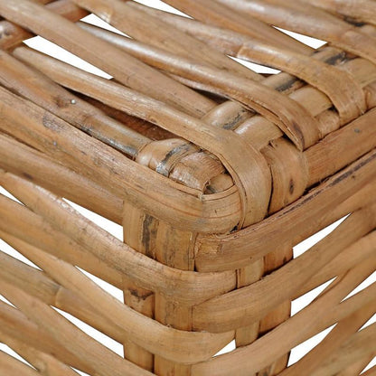 Buitenbankje – Tuinbankje – Balkonbank – Loungesofa – Buitenmeubel – Variant Brun – Weerbestendig Rattan-Kunststof – Inclusief Comfortabele Beige Kussens