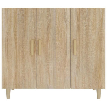 Sideboard – Dressoir – Opbergkast – Kast – Braun – Sonoma Eiken – Veel Opbergruimte – Duurzaam Hardhout
