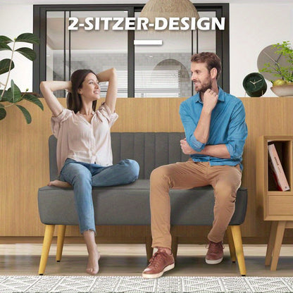 Bankbed – Slaapbank – Bedbank – Sofa Bed – Logeerbed – Memory Foam Kussens – Hardhouten Frame – Donkergrijs – Ruimtebesparend – Duurzame Stof