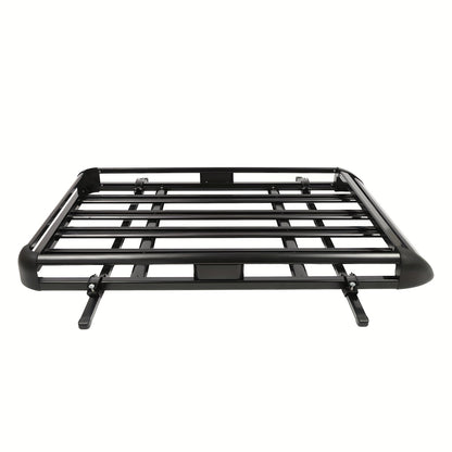 Dakmand SUV – Dakdrager Mand – Bagagekorf – Dakrek Ladebak – Zwarte Aluminium Dakmand – 160 cm Lengte – Maximaal 150 kg Draagvermogen