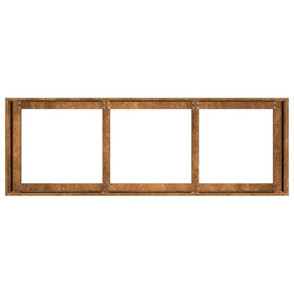 Plantenbak – Bloembak – Balkonbak – Plantenmand – Plantenschaal – Roestkleur – Weerbestendig Staal – 120x40x40 cm – Robuuste Industrieel Design