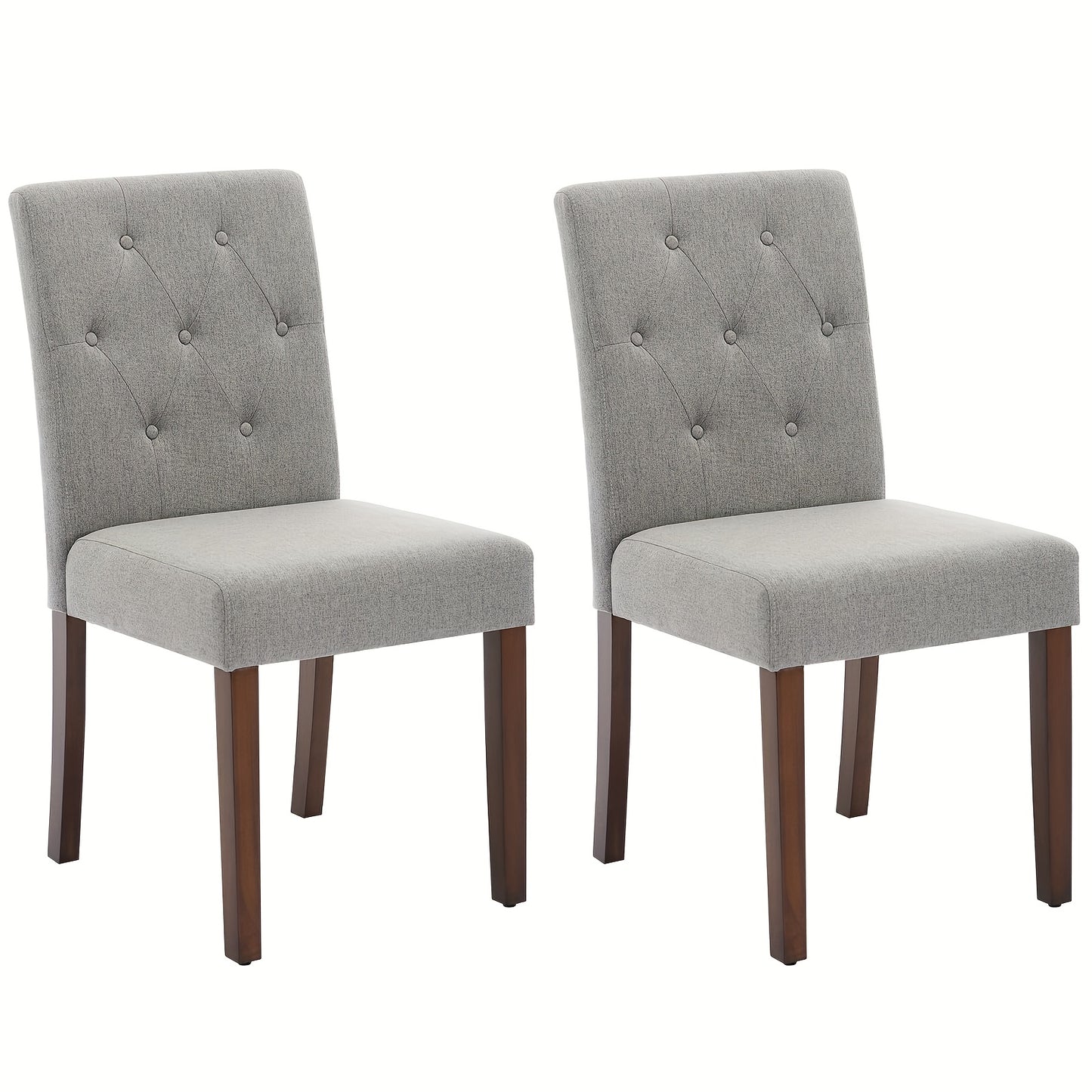 Eetkamerstoel – Keukenstoel – Stoel – Kuipstoel – Fauteuil – Gestoffeerd Met Padded Zitkussen – Stevig Houten Onderstel