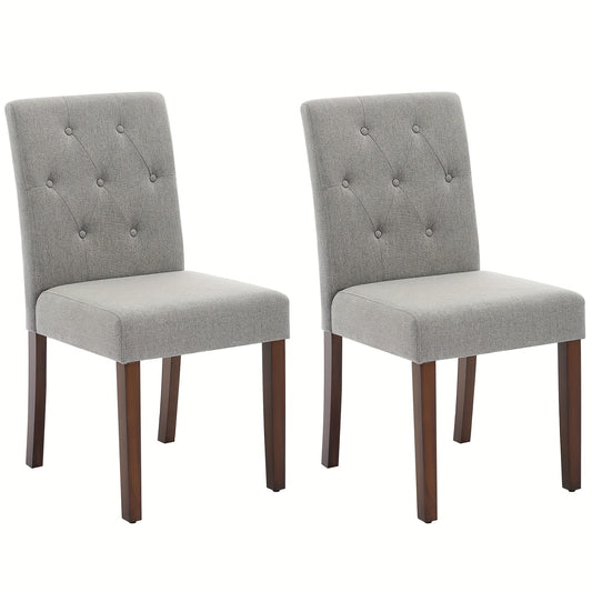 Eetkamerstoel – Keukenstoel – Stoel – Kuipstoel – Fauteuil – Gestoffeerd Met Padded Zitkussen – Stevig Houten Onderstel