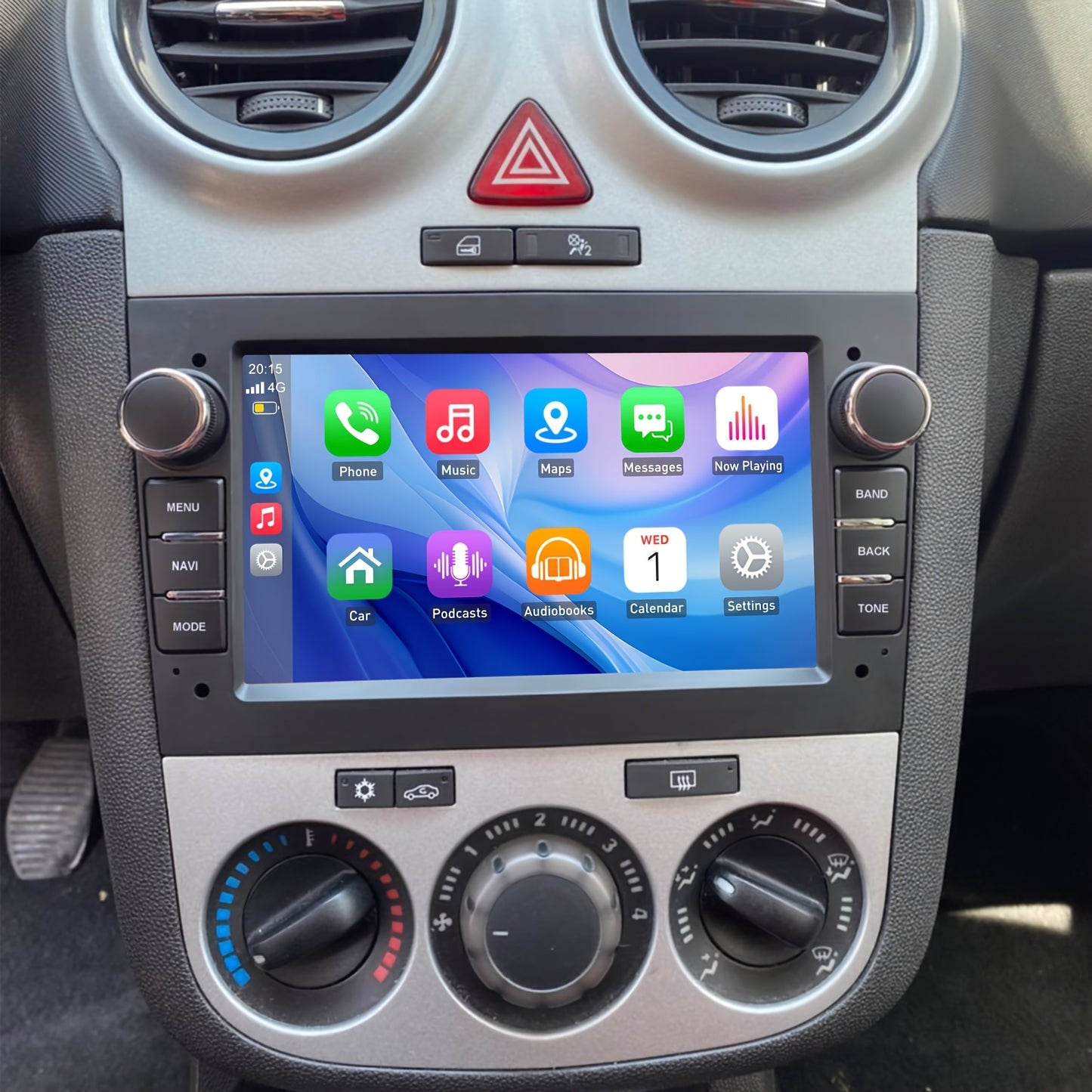 Android 14 Autoradio – 2DIN GPS Navigatie – Carplayer Multimedia Systeem – Draadloze Bluetooth Radio – 7 Inch HD Touchscreen – 2GB RAM 32GB Opslag – Wifi Mirror Link – Handsfree Bellen Met Microfoon