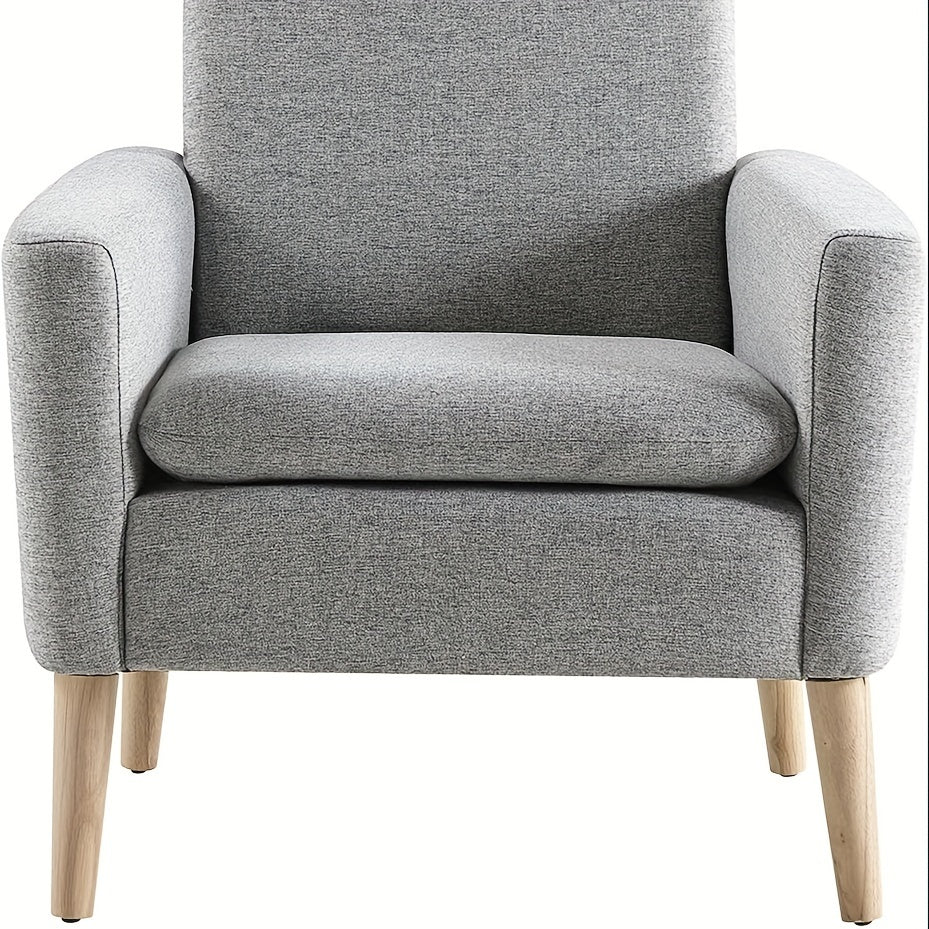 Fauteuil – Accentstoel – Relaxstoel – Zithoekstoel – Loungefauteuil – Ergonomisch Design – Massief Houten Frame