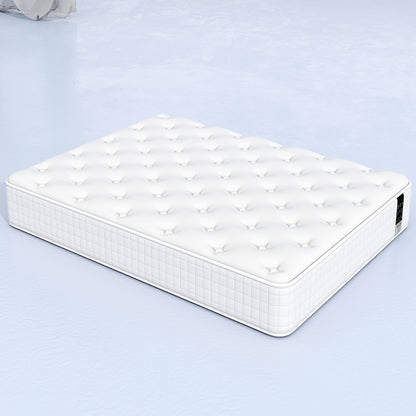 Single/Double Pocket Spring & Memory Foam Mattress with Cooling Gel - Medium Firm Bed, Motion Isolation, 7-Zone &, Individually Wrapped Springs Suitable for Back, Spinal, Sleep