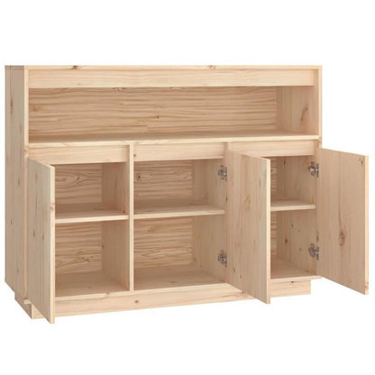 Dressoir – Opbergkast – Ladekast – Buffetkast – Kast – Massief Dennenhout – 104,5x34x80 cm – Modern Europees Design