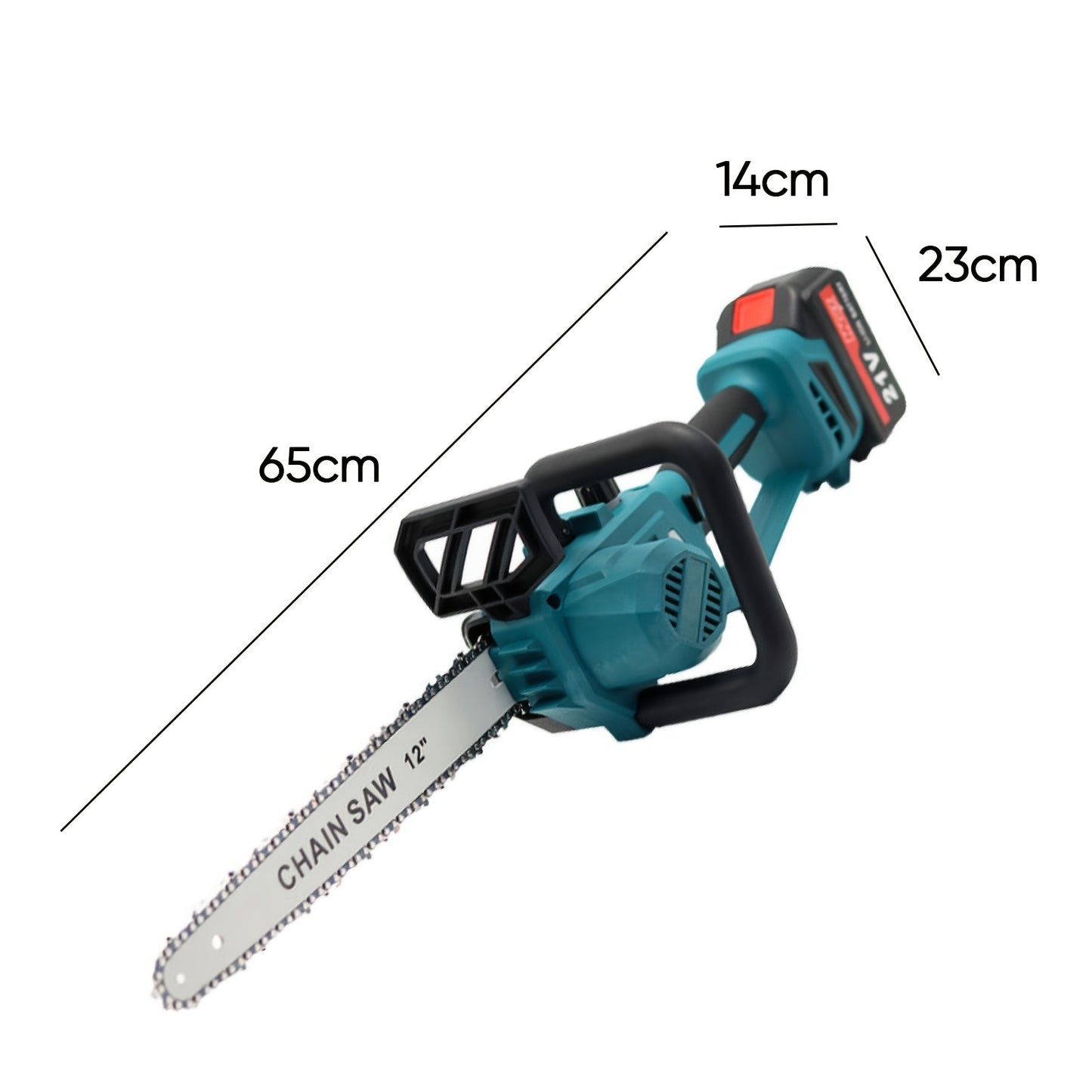 Kettingzaag – Snoeizaag – Takkenzaag – Handzaag – Boomzaag – Draadloos Brushless – 1500W 12 Inch – Compleet Met Opbergbox