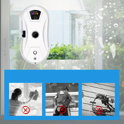 Raamrobot – Ramenwasser – Glasreiniger – Automatische Schoonmaker – Draagbare Ramenreiniger – Automatische Waterverneveling – Krachtige Zuigkracht – Wit