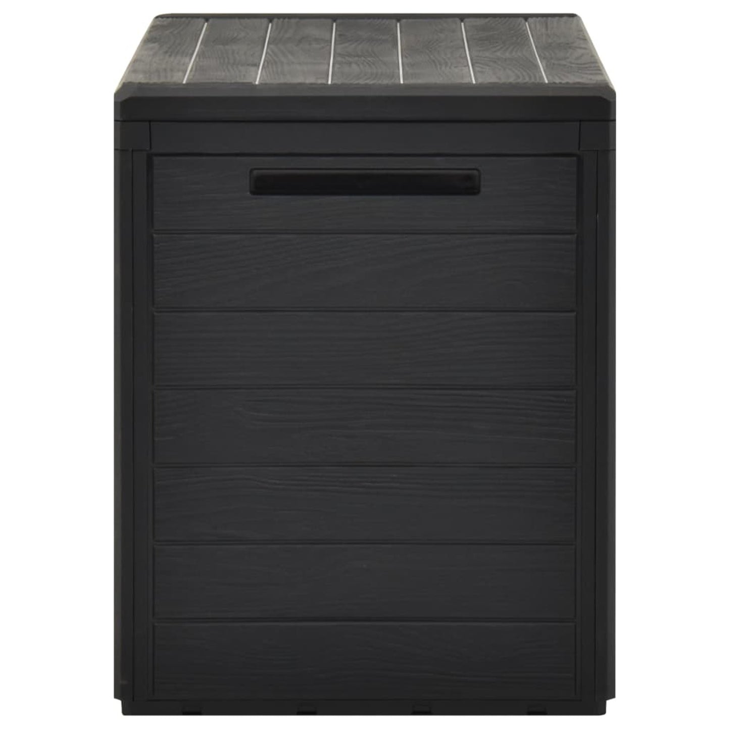 Opbergbox Tuin – Tuinkussenbox – Tuinbox – Tuinkist – Tuinopbergkast – Duurzaam Polypropyleen – Vergrendelbaar Deksel – 190 Liter – 78x44x55 cm – Antraciet