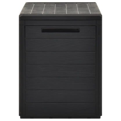 Opbergbox Tuin – Tuinkussenbox – Tuinbox – Tuinkist – Tuinopbergkast – Duurzaam Polypropyleen – Vergrendelbaar Deksel – 190 Liter – 78x44x55 cm – Antraciet