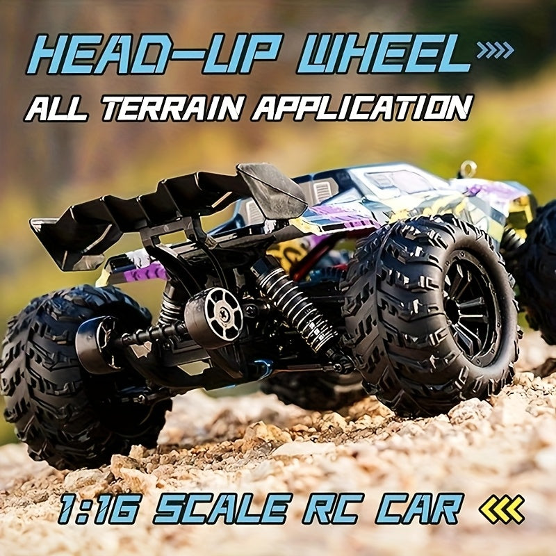 RC Auto – Bestuurbare Auto – Radiografische Auto – Stuntauto – Offroad RC Truck – 1:16 Schaal – Carbon Borstelmotor – 40 km/u Snelheid