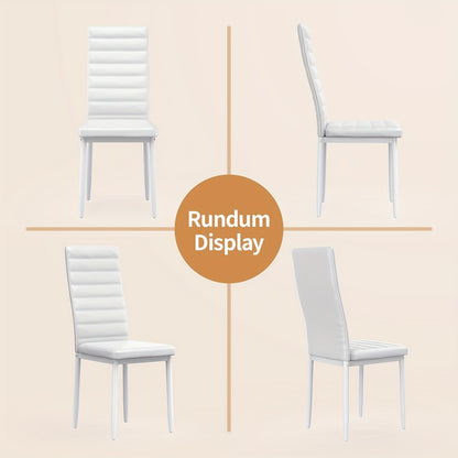 Moderne Eetkamerstoel – Comedor Silla – Sillas Para Comedor – Silla Comedor Moderna – Banquetas Desayunador – Zwart – Zacht Gevoerd – Metaalvrij Frame