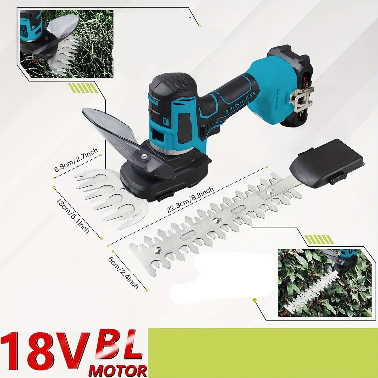Multifunctionele 5-In-1 Tuingereedschapset – Tuingereedschap – Tuinset – Tuinklussen – Snoeien – 4000 MAh Lithiumbatterij – Lichtgewicht Ontwerp