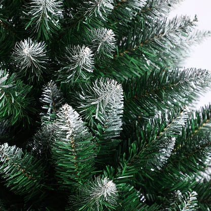 Kunstkerstboom – Nepkerstboom – Kerstboom Decoratie – Mini Kerstboom – Tafelkerstboom – 150 cm Hoog – 450 PVC Takken – Stevige Metalen Standaard