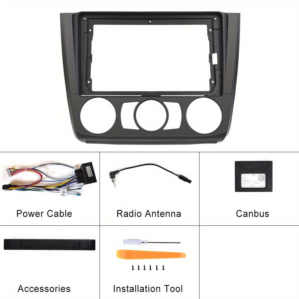 Autoradio Android 15 – Multimedia Systeem – Auto Stereo – Navigatie Scherm – Touchscreen Radio – 9 Inch HD Display – Inclusief Achteruitrijcamera En Canbus Ondersteuning