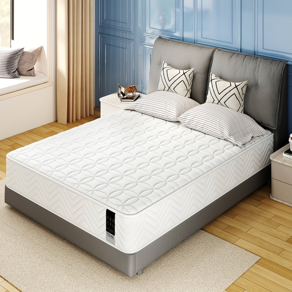 Single/Double Pocket Sprung Hybrid Mattress | Comfortable Memory Foam, Motion Isolation, Medium Firm, Sizes 90/140/160x200x23cm, Polyester Cover, Brand Oyajia