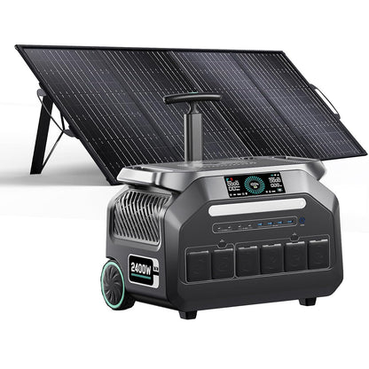 Stroomgenerator – Powerstation – Aggregaat – Noodstroom – Zonnegenerator – Draagbaar – 2048Wh LiFePO4 Batterij – Snelladen 1 Uur – 16 Poorten – App Bediening