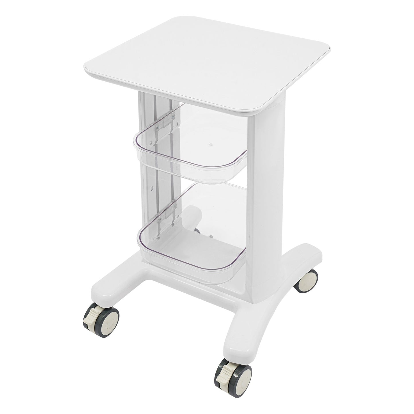 3-Tier No Assembly Needed Storage Cart Professional Beauty Salon Storage Trolley, Beauty Trolley, Salon Organization, Sleek Organizer, Compact Design, Durable Construction, Easy to Clean, Mobile Storage Unit, Storage Organize
