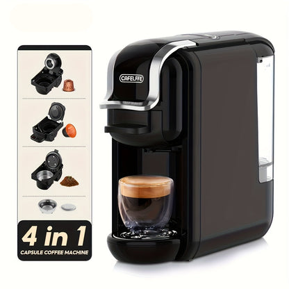 Koffiecapsuleautomaat – Espresso Machine – Koffiezetapparaat – Volautomatische Koffiemachine – Capsule Machine – Snelle Opwarming – Geschikt Voor Warme En Koude Dranken – Zwart