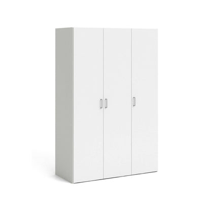 Wardrobe 3 Doors Before Dsegr, Mobile Bed Camera, Walk-In Closet, Coat Closet, 115X49 H175 Cm, White