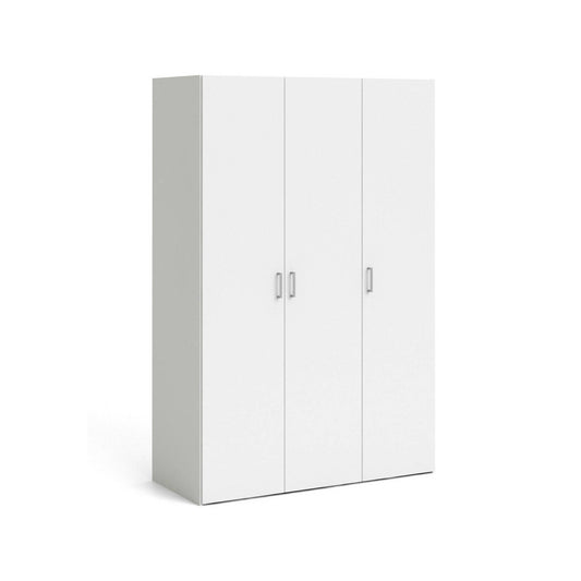 Wardrobe 3 Doors Before Dsegr, Mobile Bed Camera, Walk-In Closet, Coat Closet, 115X49 H175 Cm, White