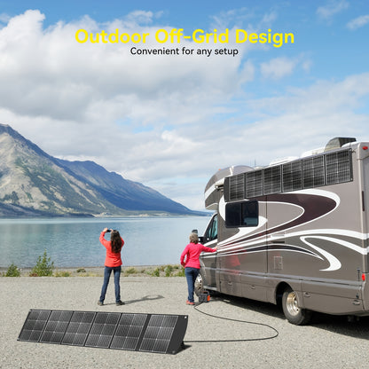 Draagbaar Zonnepaneel – Solar Panel – Opvouwbaar Zonnepaneel – Zonne-energie Kit – Offgrid Stroomvoorziening – 300W – Hoog Vermogen – Lichtgewicht & Weerbestendig