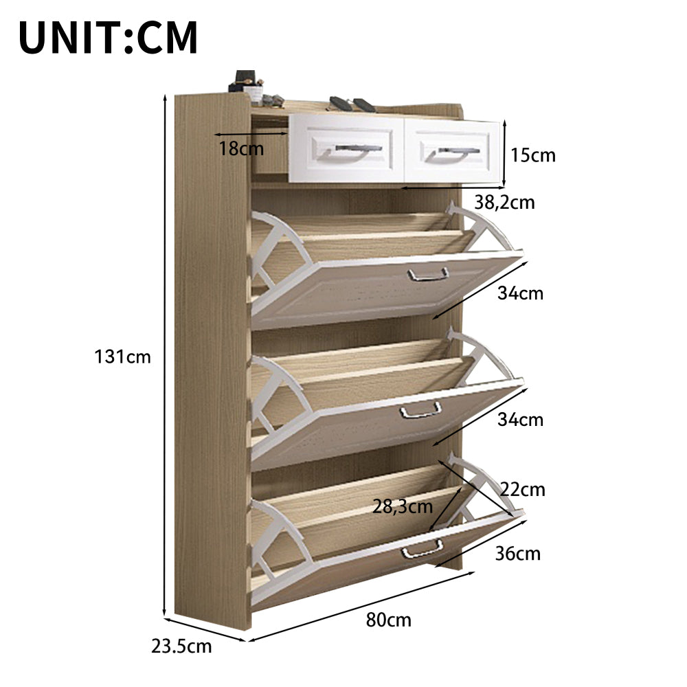 Schoenenkast – Schoenenrek – Schoenenopberger – Schoenenbank – Opbergkast – Draaibaar Design – Ruimtebesparend Verticaal – 80 cm Breed – Duurzaam Modern Meubel