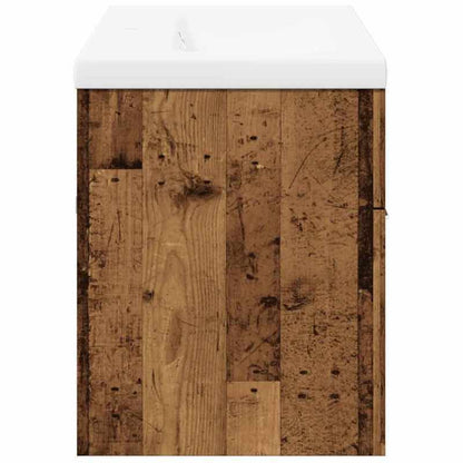 Badkamermeubelset – Badkamerkast – Opbergkast – Wastafelmeubel – Douchemeubel – Hout met Gerecyclede Houtlook – Set van 2 Stuks – Vochtbestendig & Duurzaam