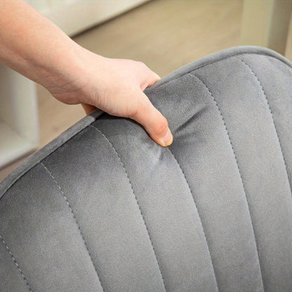 Bureaustoel – Kantoorstoel – Draaistoel – Bureaustoelen – Office Chair – Ergonomisch Design – Verstelbare Hoogte – Memory Foam Kussen – Metalen Frame – 360° Draaibaar – Lendensteun – Zachte Velvet Bekleding – Geschikt Voor Langdurig Gebruik