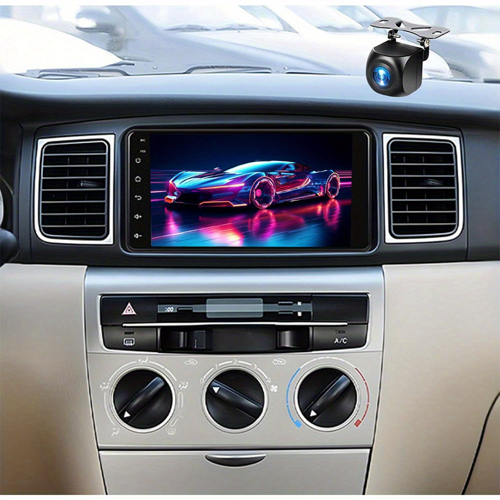 2G+64G Car Radio Stereo for Toyota Corolla 2003-2008/ Camry 2002-2006/ Highlander 2001-2007/ RAV4 2001-2005, Wireless CarPlay/ Android Auto 17.78cm IPS Touch Screen Android 13 WiFi DSP Camera