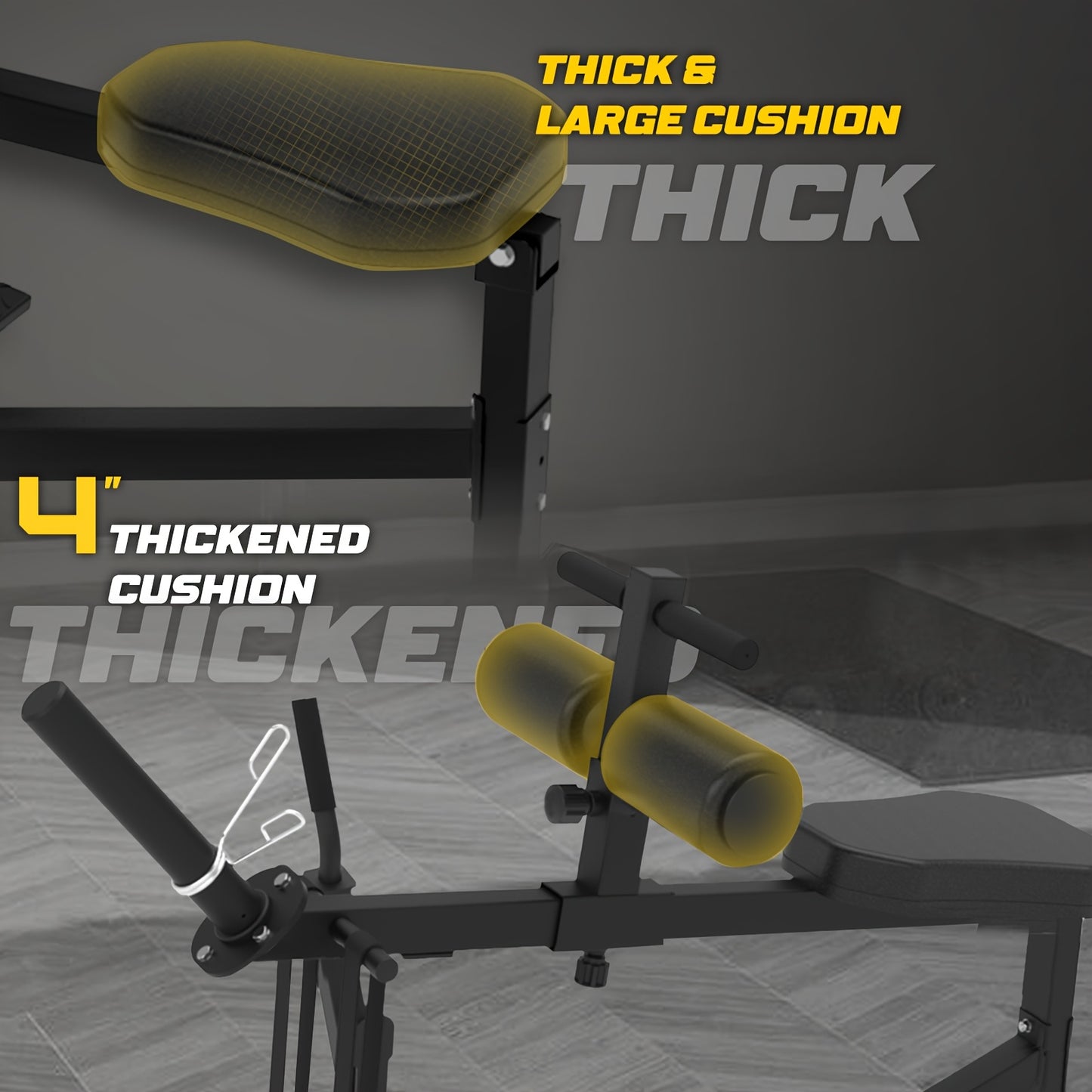 Legtrainer – Leg Exerciser – Beenapparaat – Thigh Trainer – Heuptrainer – Verstelbaar – Stabiel IJzeren Frame – Comfortabel Zitkussen – Zwart