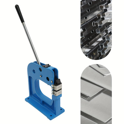 Metalen Krimp- en Strekmachine – Metaalbewerking Gereedschap – Plaatwerk Tang – Handkrimptang – Krimpmachine Metaal – Robuuste Metalen Constructie – Werkdiepte 21,6 cm – Blauwe Verflaag