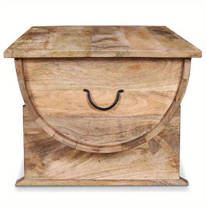 Salontafel – Houten Tafel – Koffietafel – Theetafel – Loungetafel – Massief Mangohout – 88x50x40 cm – Opbergruimte – Rustiek Design