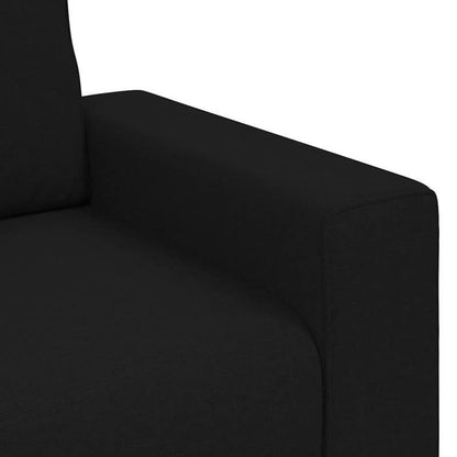2-Zits Bank – Loveseat – Tweezits Sofa – Compact Sofa – Zithoek – Modern Design – Memory Foam Zitting – Stevig MDF Frame – Zwart