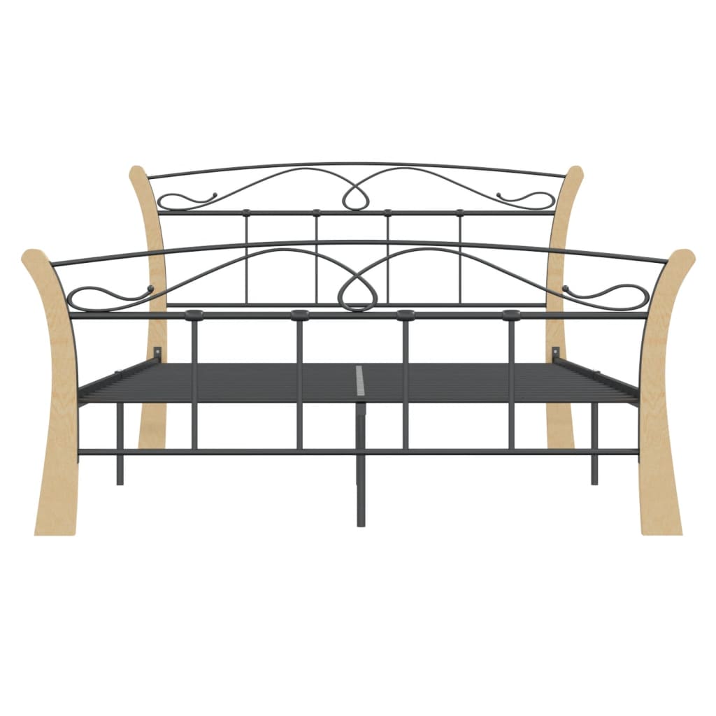 Bedframe – Bedframe Metalen Frame – Stijlvol Bed ombouw – Slaapbank – Platformbed – 200x200 cm – Stevig Gepoedercoat Metaal