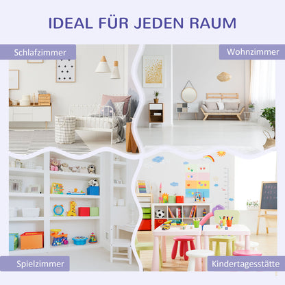 Kinderplank – Opbergrek – Zitbank – Opbergmeubel – Kinderzitje – 2-in-1 Kinderplank Grijs – Ruime Opbergruimte – Comfortabele Bekleding