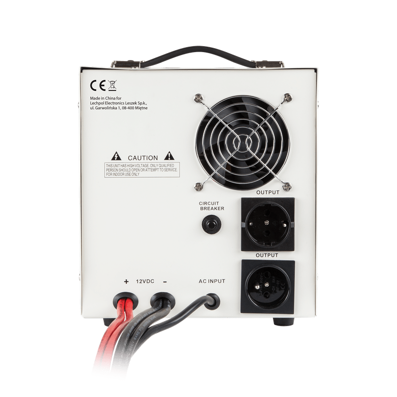 No-break – Noodstroomvoorziening – UPS – Back-up Stroom – Stroomaggregaat – 2000 VA / 1200 W Uitgangsvermogen – Pure Sinusgolf Inverter