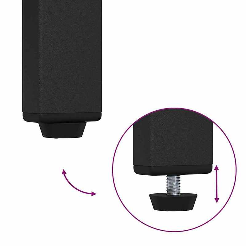 Extra Hoog Kapstokrek – Kledingrek – Garderoberek – Hangrek – Stellingrek – Zwart Eiken Fineer – 3-laags Opbergrek – 184 cm Hoogte – Stevige Engineered Houtstructuur