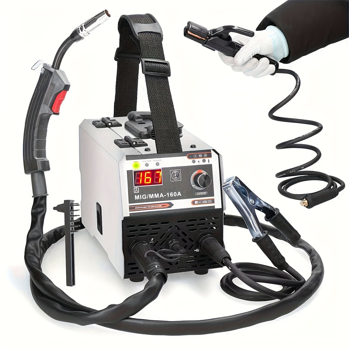 Lasapparaat – Inverter Lasmachine – Elektrode Lasapparaat – TIG Lasmachine – MMA Lasapparaat – 2-in-1 Multifunctioneel – IGBT Technologie – 120A Lasstroom