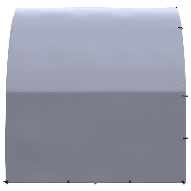 Galvanized Stainless Steel Poulailler dFTextérieur 3x4x2m - Durable Outdoor Pet Habitat with Arched Design, Ventilation Grills & Weather-Resistant Construction for Small Animals, Small Animal Shelter, Ventilated Pet House, S