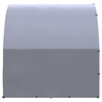 Galvanized Stainless Steel Poulailler dFTextérieur 3x4x2m - Durable Outdoor Pet Habitat with Arched Design, Ventilation Grills & Weather-Resistant Construction for Small Animals, Small Animal Shelter, Ventilated Pet House, S