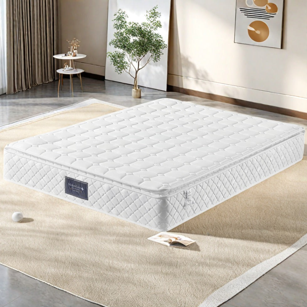 Matras – Tweepersoonsmatras – Slaapsysteem – Pocketveringmatras – 7-Zones Matras – 160x200x25 cm – Medium Stevig H3 – Ademend Polyester Hoes